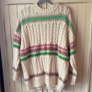 Cozy Multicolor Knit Sweater